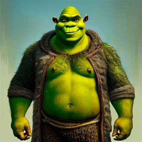 Shrek As Trevor Philips Highly Detailed Digital Stable Diffusion