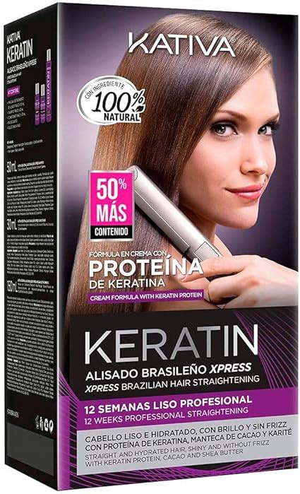 Kativa Keratin Straightening Brazilian Express Kit 150 Ml Uk Beauty