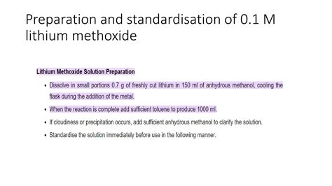 Non Aqueous Titration Definition Principle And Application Ppt