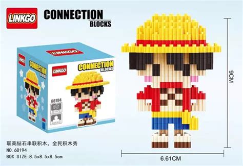 Figuras One Piece Armables Mini Blocks Mugiwuaras Premium Cantidad De