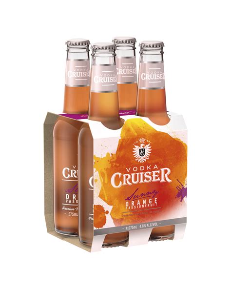 Buy Vodka Cruiser Sunny Orange And Passionfruit 275ml Online With Same