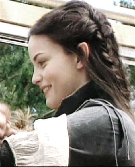 Liv Tyler as Arwen. and she's genuinly smiling! awww I love this pic ...