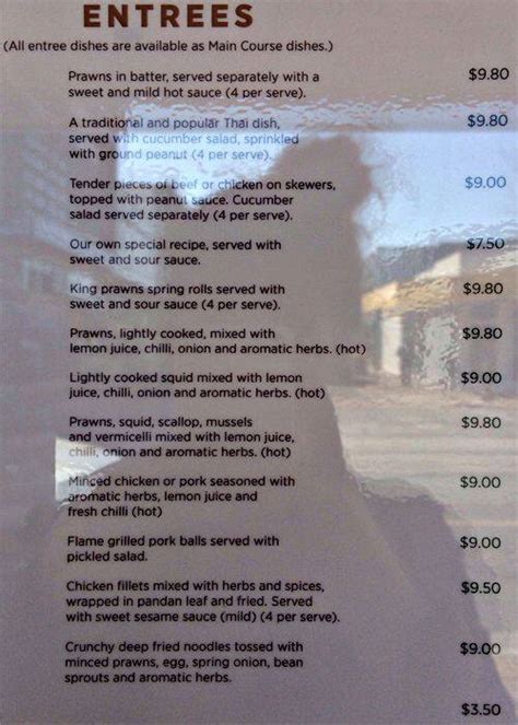 Phuket Thai Menu, Menu for Phuket Thai, Glenelg, Adelaide - Urbanspoon ...