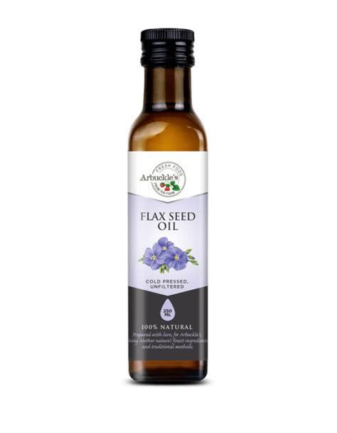 Cold Pressed Virgin Flaxseed Oil Arbuckle S Farm Shop