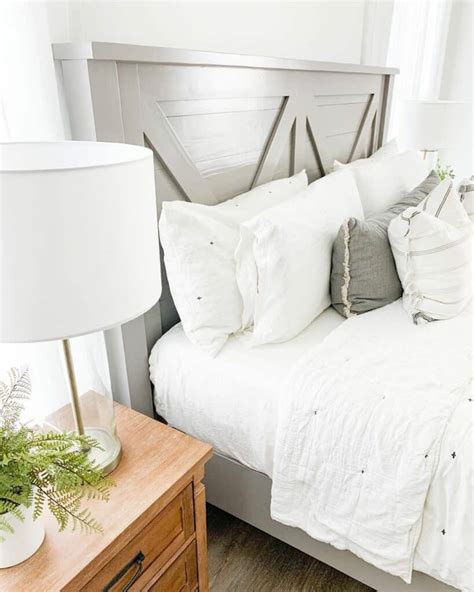 Contemporary Elements In A Farmhouse Bedroom Soul And Lane