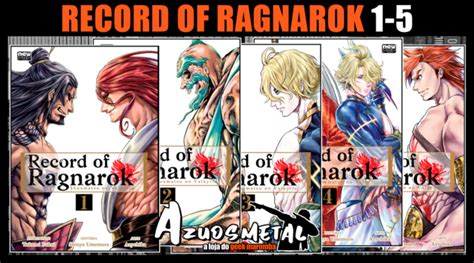 Kit Record Of Ragnarok Vol 1 5 Shuumatsu No Valkyrie Mangá Newpop