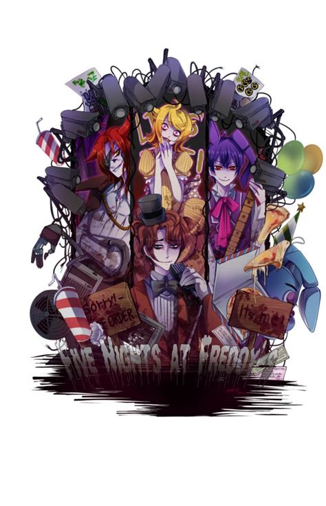 An Anime Poster With Many Different Characters