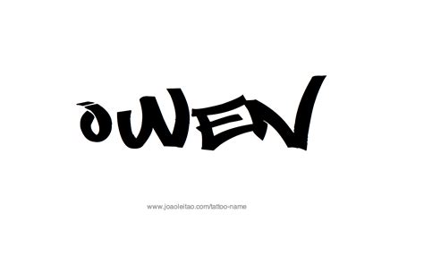 Owen Name Tattoo Designs