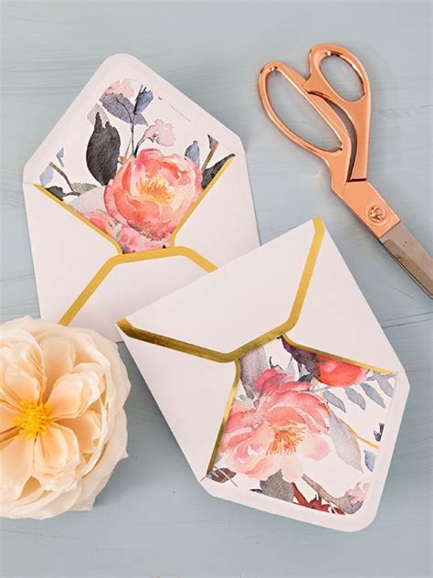 Wow These Free Printable Floral Envelope Liners Are Gorgeous Floral Envelope Liner Free