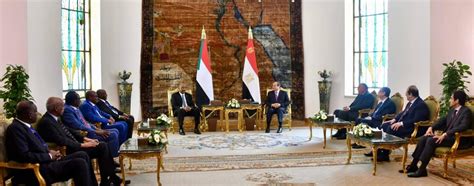 Mahmoud Gamal On Twitter Egypt S President Al Sisi Meets With Abdel