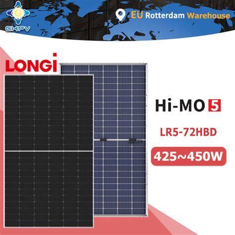 Longi Solar Hi Mo Lr Hbd Dual Glass Solar Modules W W W