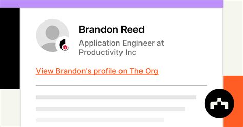 Brandon Reed Application Engineer At Productivity Inc The Org