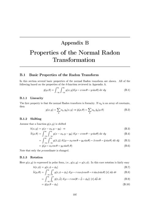 Radon-properties - Radon Transform - medical imaging - −1−1 −1 −0. −1−1 ...