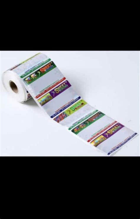 Paper Pre Printed Barcode Label At Rs Roll In Surat Id