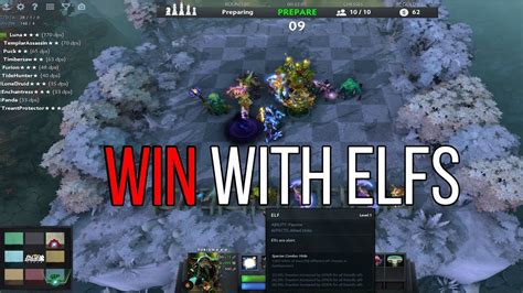 How To Win Dota Auto Chess With Elves Youtube