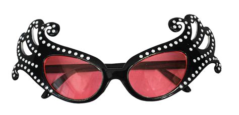 Brille Glamour schwarz