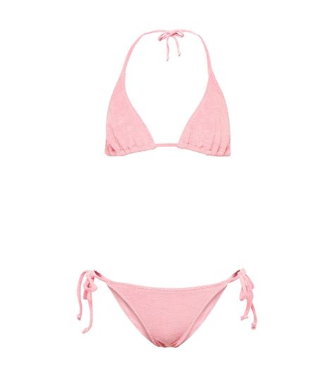 Lisa Marie Fernandez Pamela Cotton Blend Terry Bikini Lisa Marie Fernandez