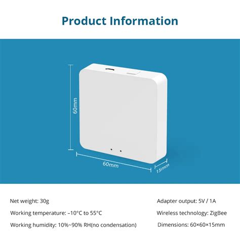 Zemismart Tuya Zigbee 3 0 Hub Smart Home Bridge Wireless Remote