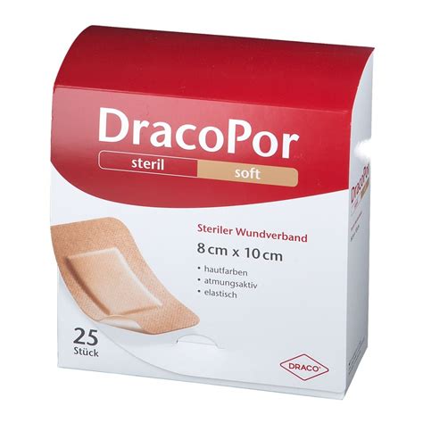 DracoPor Soft Hautfarben 8 Cm X 10 Cm Steril 25 St Shop Apotheke