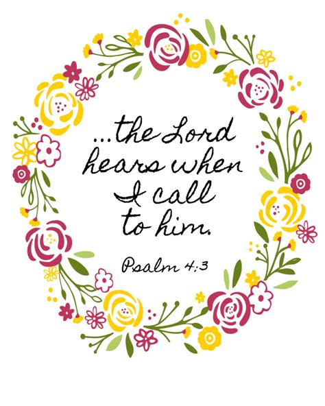 Pretty Bible Verse Printables Psalm White Arrows Home