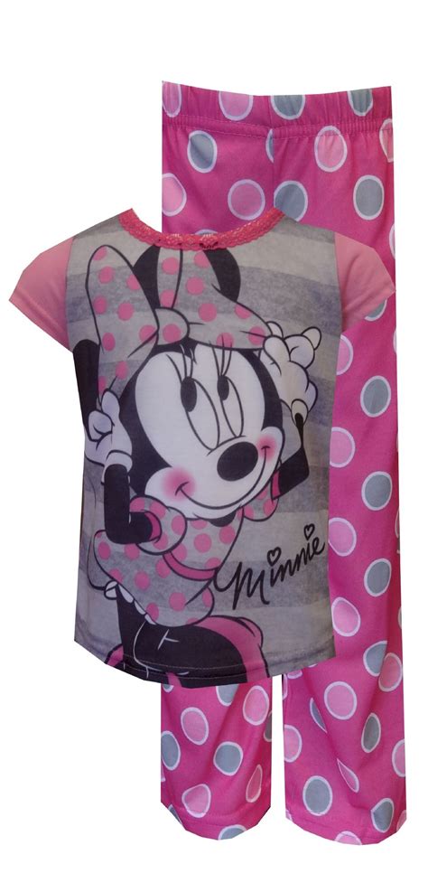 Disney Minnie Mouse Pink Polka Dot Pajamas Disney Minnie Mouse Dress