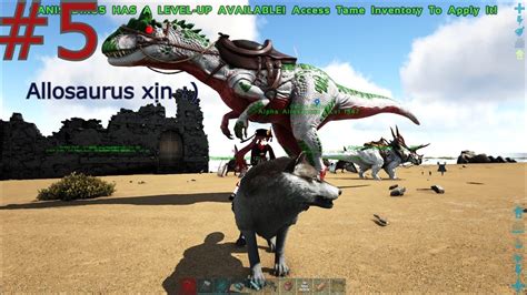 Ark Paranoid Ag Reborn C C Alpha Allosaurus X N R I Youtube