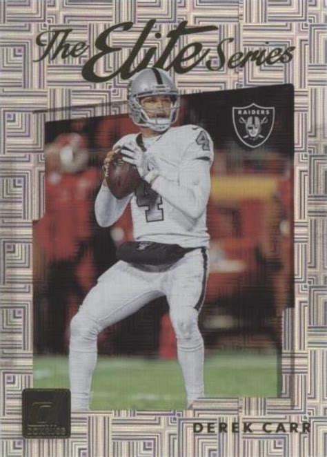 2017 Panini Donruss Derek Carr 28 For Sale EBay