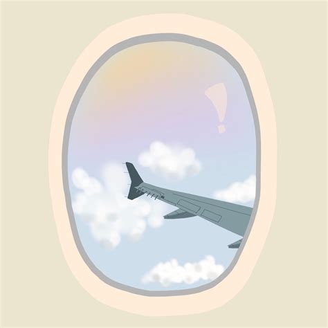 Airplane Window Art Print | Etsy