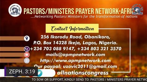 Apostle Victor Uchegbulam Ministering Youtube