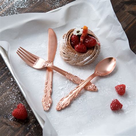 Rose Gold Flatware Glitterville Studios