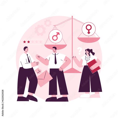 Gender Discrimination Abstract Concept Vector Illustration Sexism Gender Roles And Stereotypes