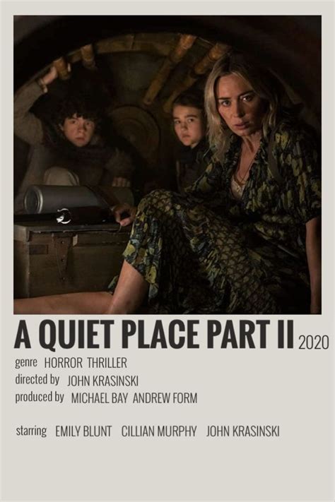 A Quiet Place Part 2 Minimalist Poster In 2024 Film Posters Vintage