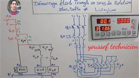 Th Orique D Marrage Toile Triangle Un Sens De Rotation Star Delta