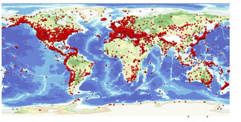 Earthquake Activity World Map Gillie Donnamarie