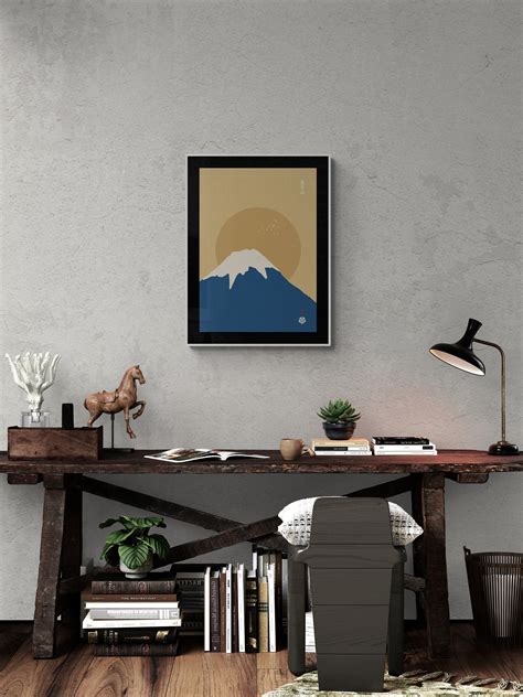 Fujisan Mount Fuji Kamisaka Sekka Japanese Art Print Hokusai Poster