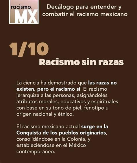 Dec Logo Para Comprender Los Tipos De Racismo En M Xico Y Combatirlo