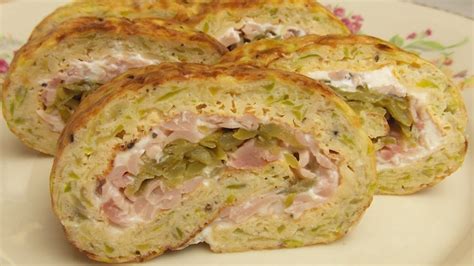 Kako Napraviti Rolat Od Tikvica Zucchini Egg Rolls Youtube