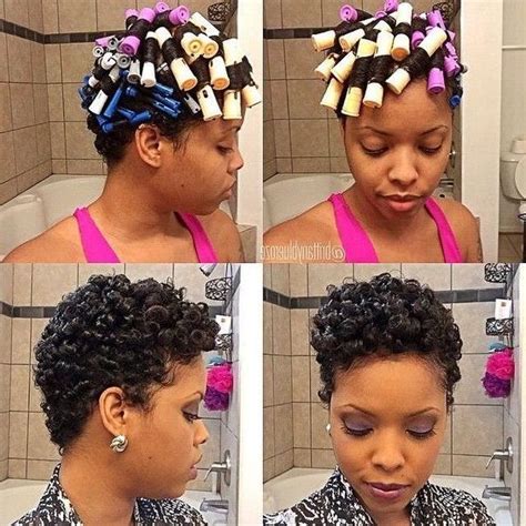 Perm Rod Set On Natural Hair Photos Hairstyle Ideas Short