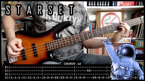 STARSET My Demons BASS Cover With TABS Lyrics YouTube