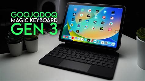 Goojodoq Magic Keyboard Gen Ipad