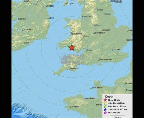 Earthquake Hits Uk Tremors Felt In Wales Swansea Bristol And Cardiff