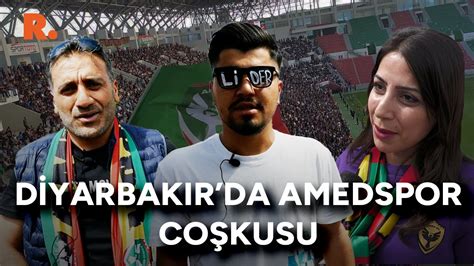 Diyarbakır da Amedspor maçını binlerce kişi izledi kentte kutlama