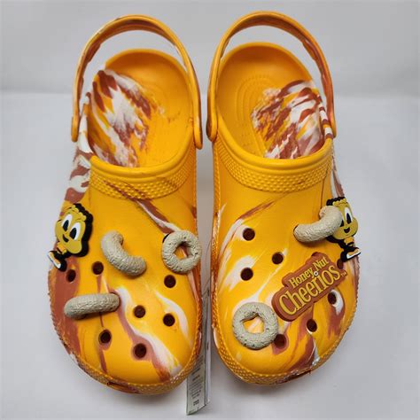 Crocs Honey Nut Cheerios Mens Womens Classic Clogs Yellow Slide