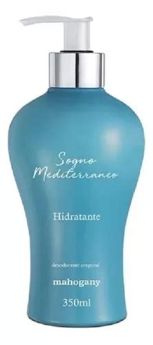 Hidratante Sogno Mediterraneo Mahogany 350ml Lançamento Parcelamento