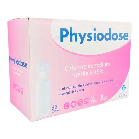 Boite de 32 sérum physiologique 50 ml