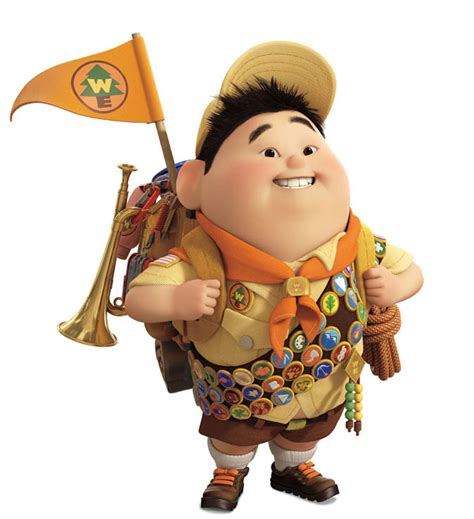 Disney Characters Pixar Up Russell For Kids Wallpaper