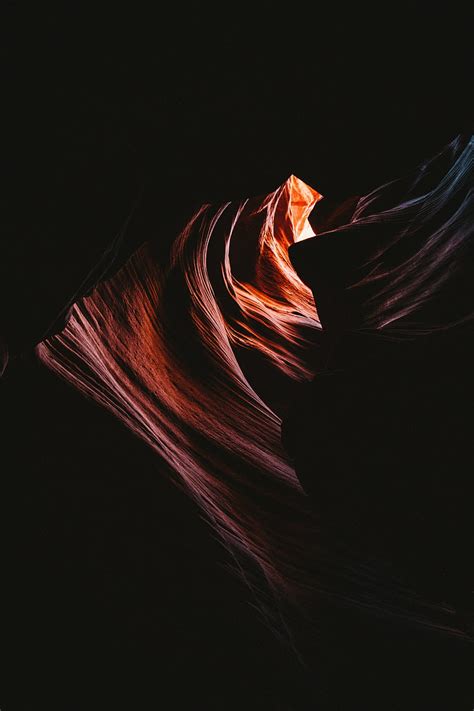 Cave Dark Rocks Relief Wavy Hd Phone Wallpaper Peakpx