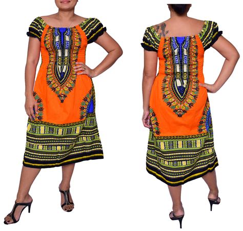 New African Dashiki Dress Skirt For