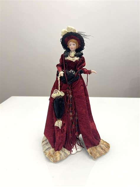 Victorian Tassel Doll Collectible Porcelain Doll Ebay