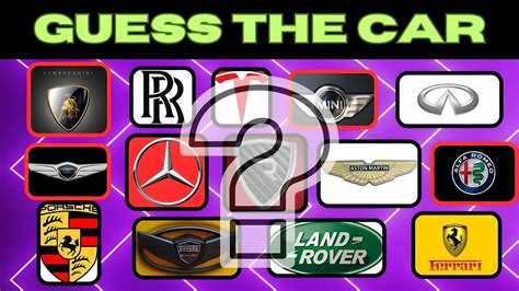 🚗 Ultimate Logo Challenge Can You Guess These Car Brands Without